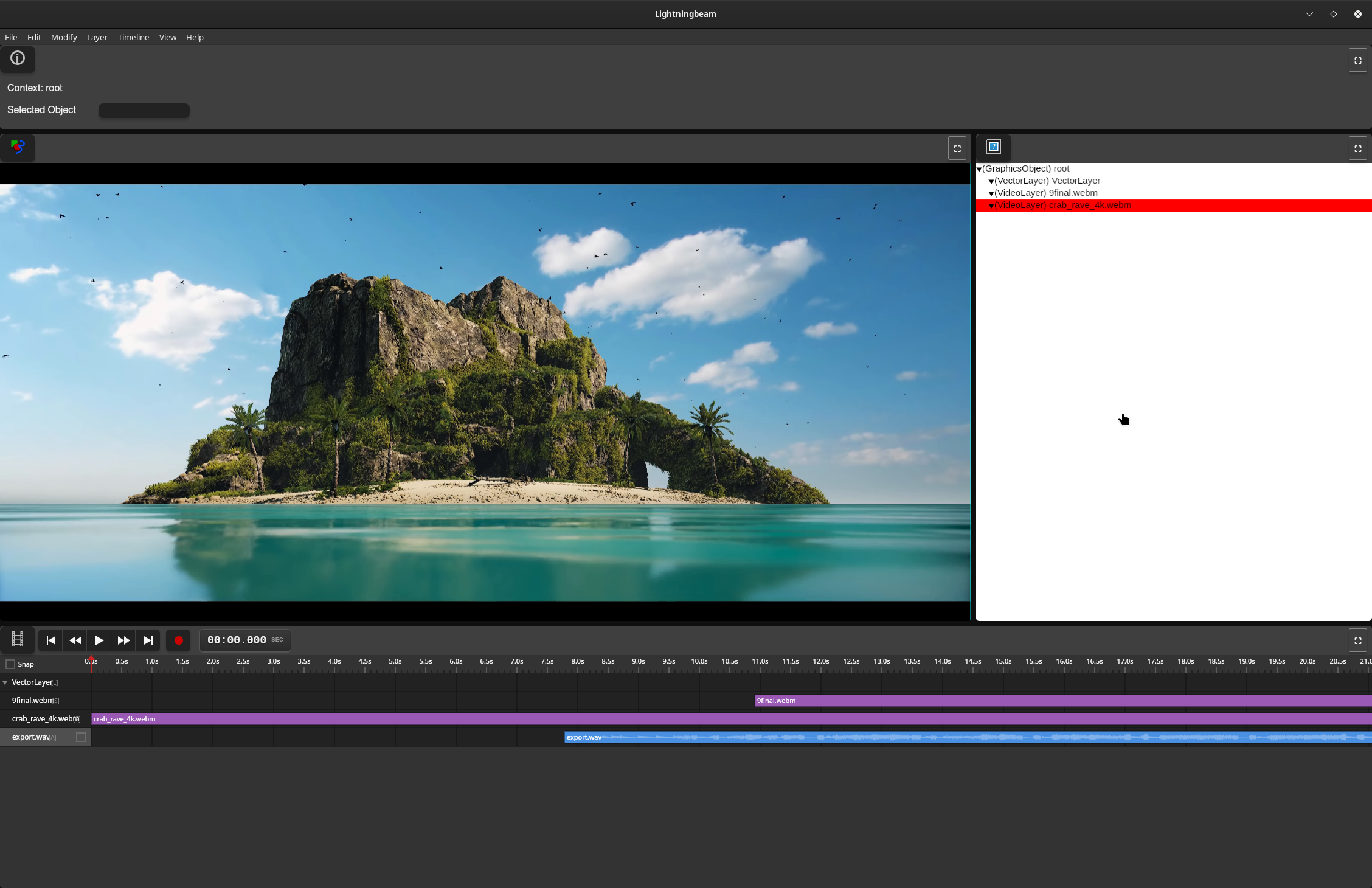 Video Editing View